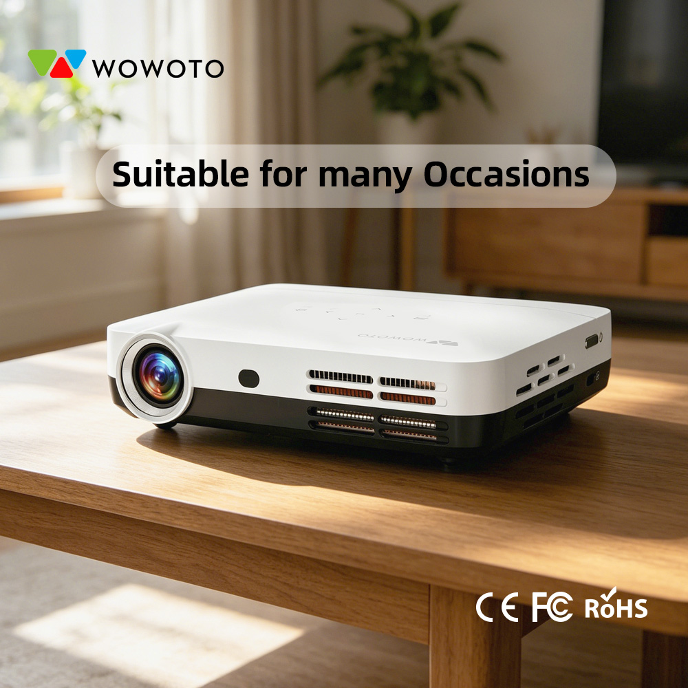 Mini Projector Portable - WOWOTO Portable Mini Home Theater Projector