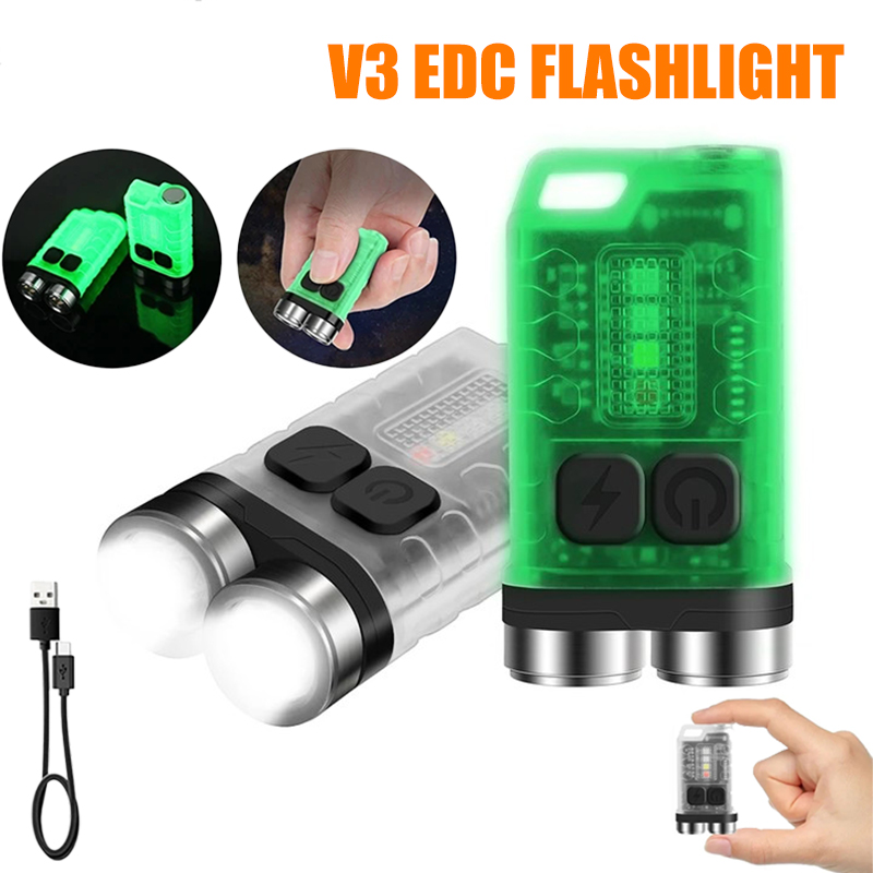V3 EDC Flashlight Mini Keychai - Mini Electronics Gadgets 评论和价格