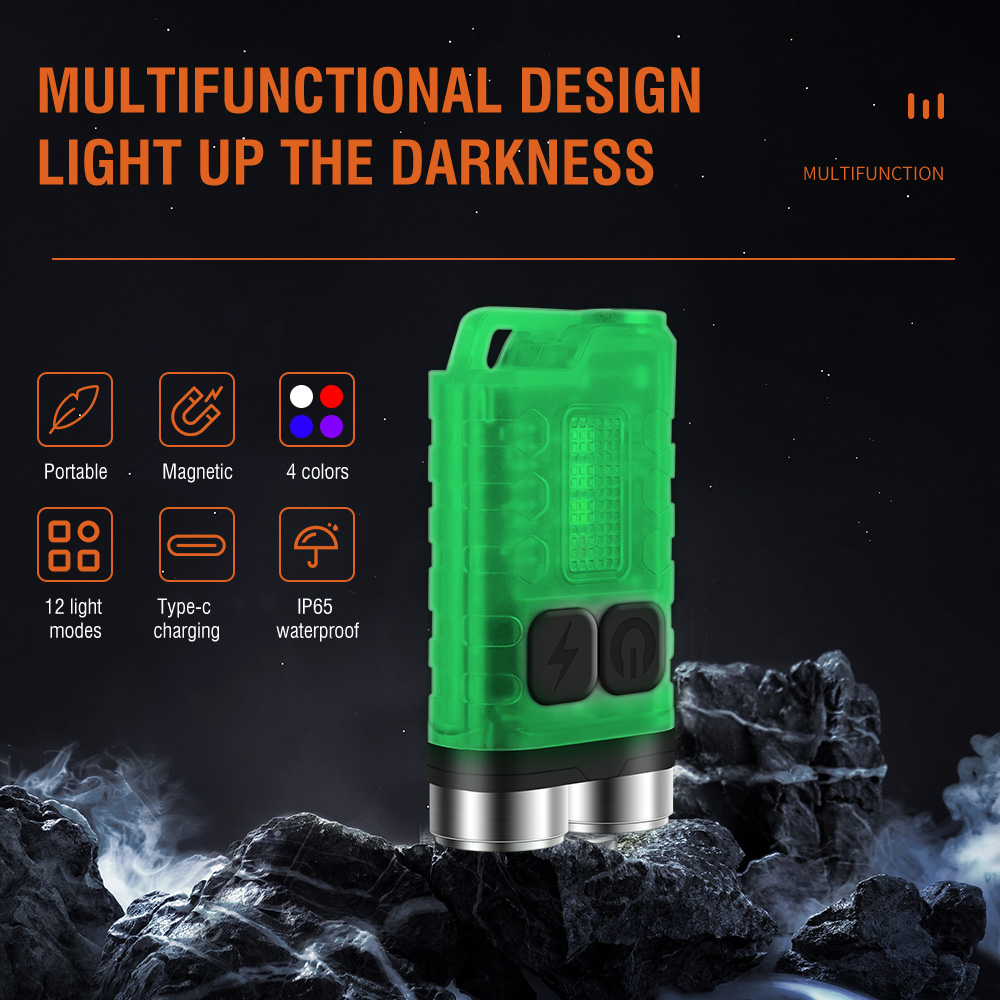 V3 EDC Flashlight Mini Keychai - Mini Electronics Gadgets 评论和价格