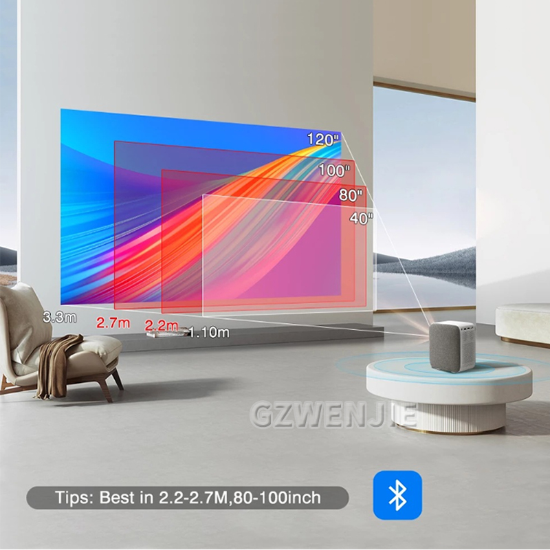 H6 Mini Projector LED 1080P Fu - Mini Projector Portable 评论和价格