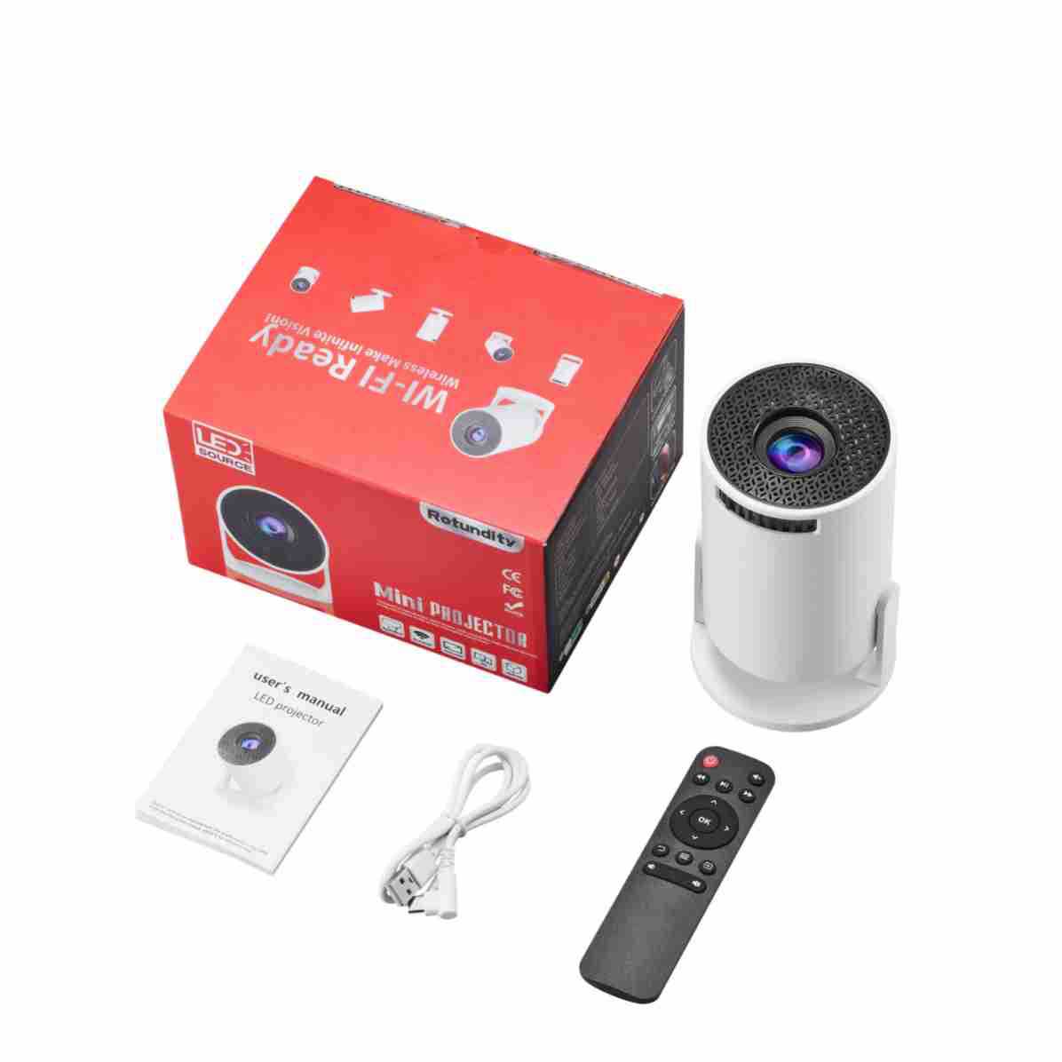 NEW Wifi HY300mini 2026  4K Sm - Mini Projector Portable 评论和价格