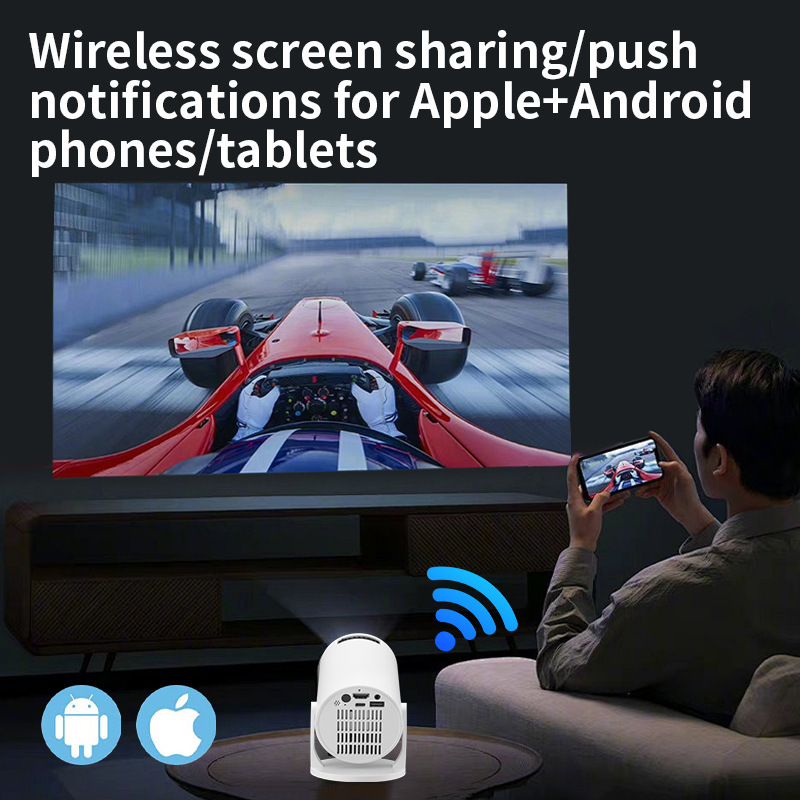 NEW Wifi HY300mini 2026  4K Sm - Mini Projector Portable 评论和价格