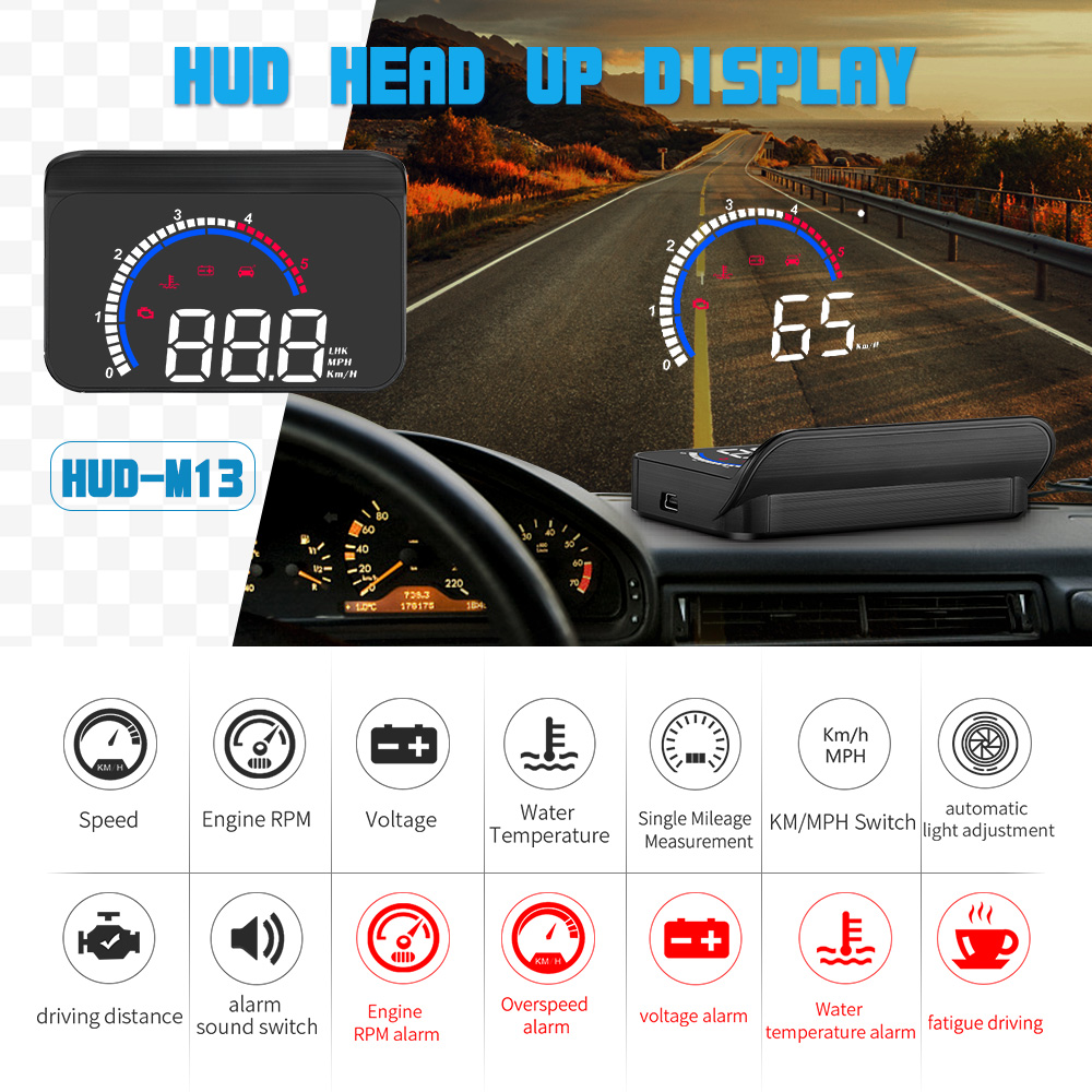 M13 Car OBD Speed Projector fo - Mini Projector Portable 评论和价格