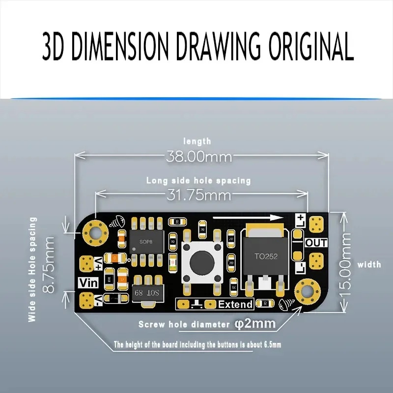 Micro Button Dimming Board Key - Electronics & Gadgets Starting With T 评论和价格