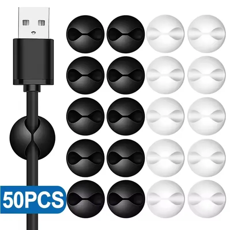 5/50Pcs Mini Cable Organizer S - Mini Electronics Gadgets 评论和价格
