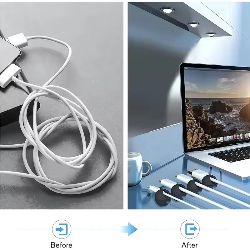 5/50Pcs Mini Cable Organizer S - Mini Electronics Gadgets 评论和价格