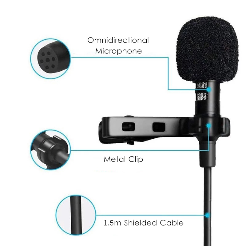 1.5m Mini Portable Lavalier Mi - Mini Electronics Gadgets 评论和价格