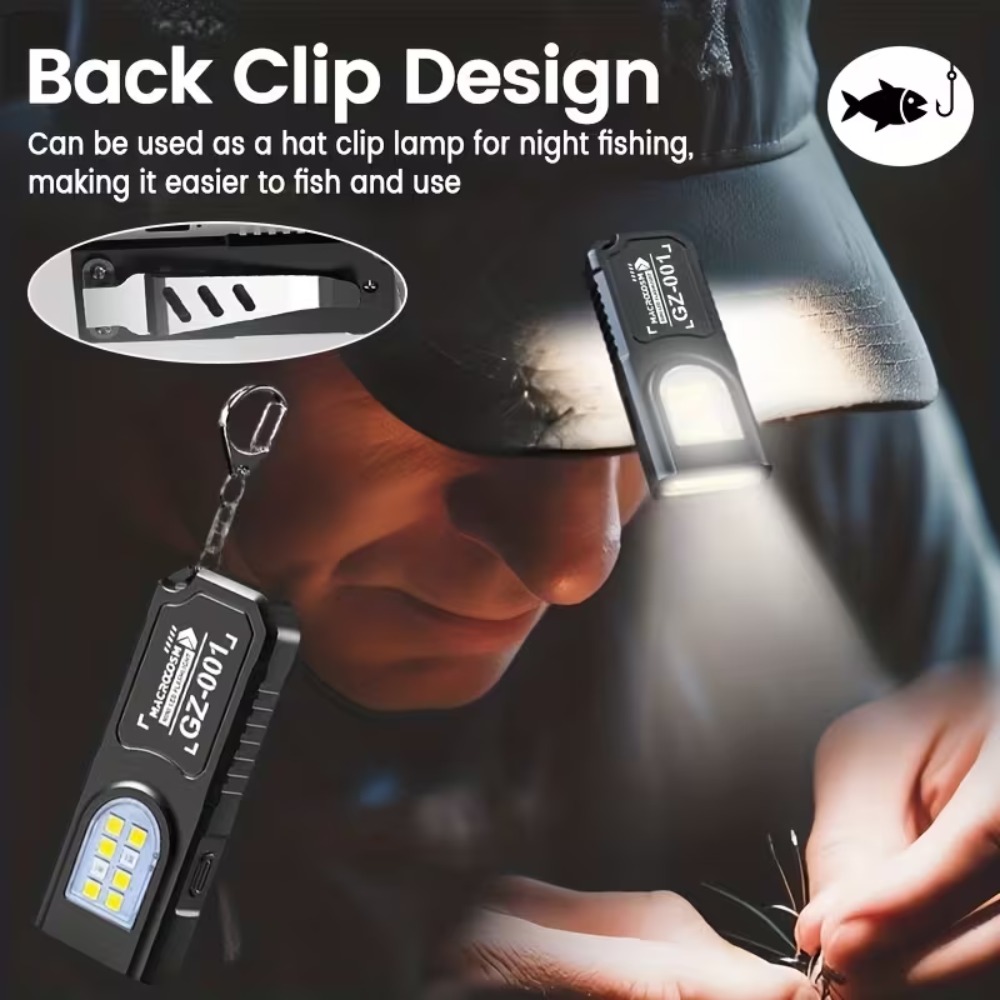 Mini COB LED Keychain Flashlig - Mini Electronics Gadgets 评论和价格